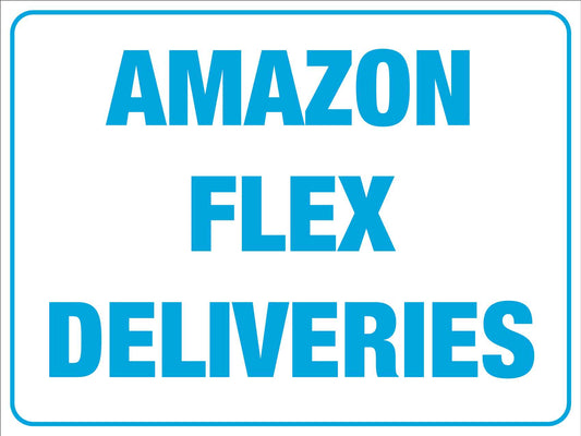 Amazon Flex Sign - New Signs