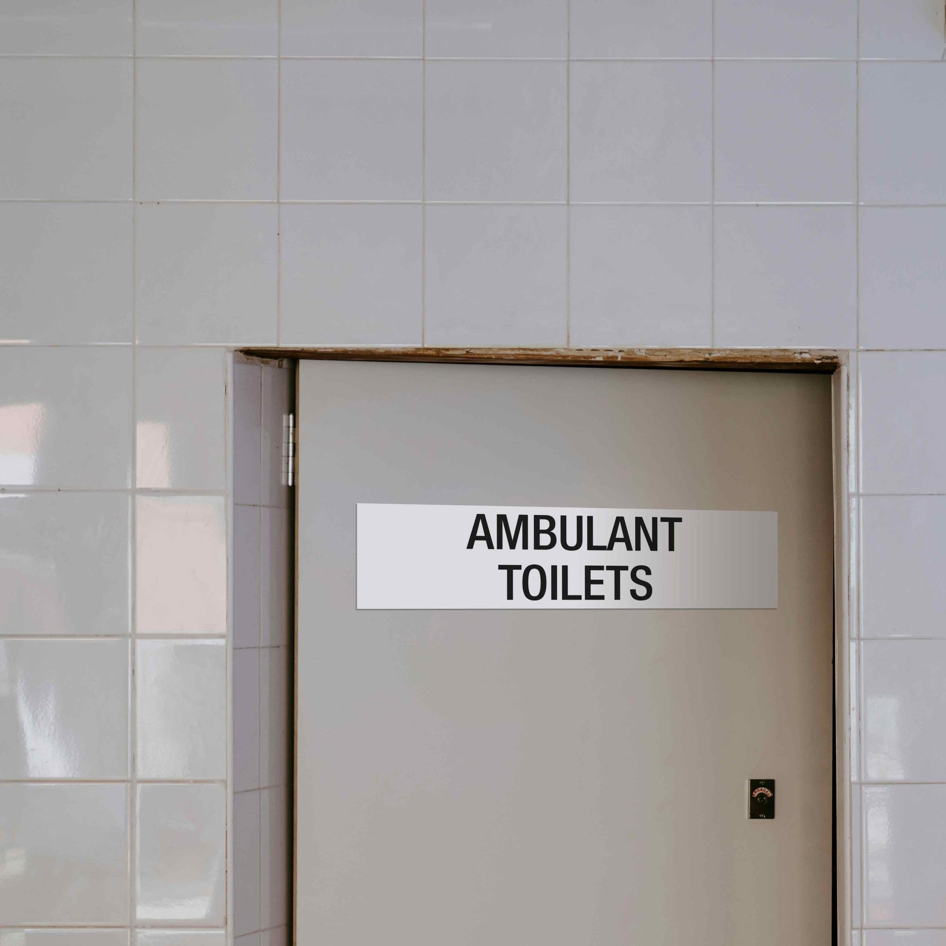 Ambulant Toilets - Statutory Sign - New Signs