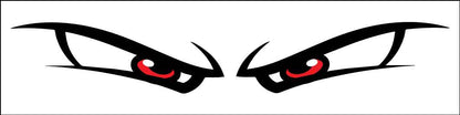 Angry Eyes Car Bumper Stickers - New Signs