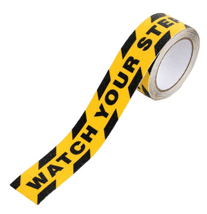 Anti - Slip Tape - Yellow and Black - Watch Your Step - New Signs