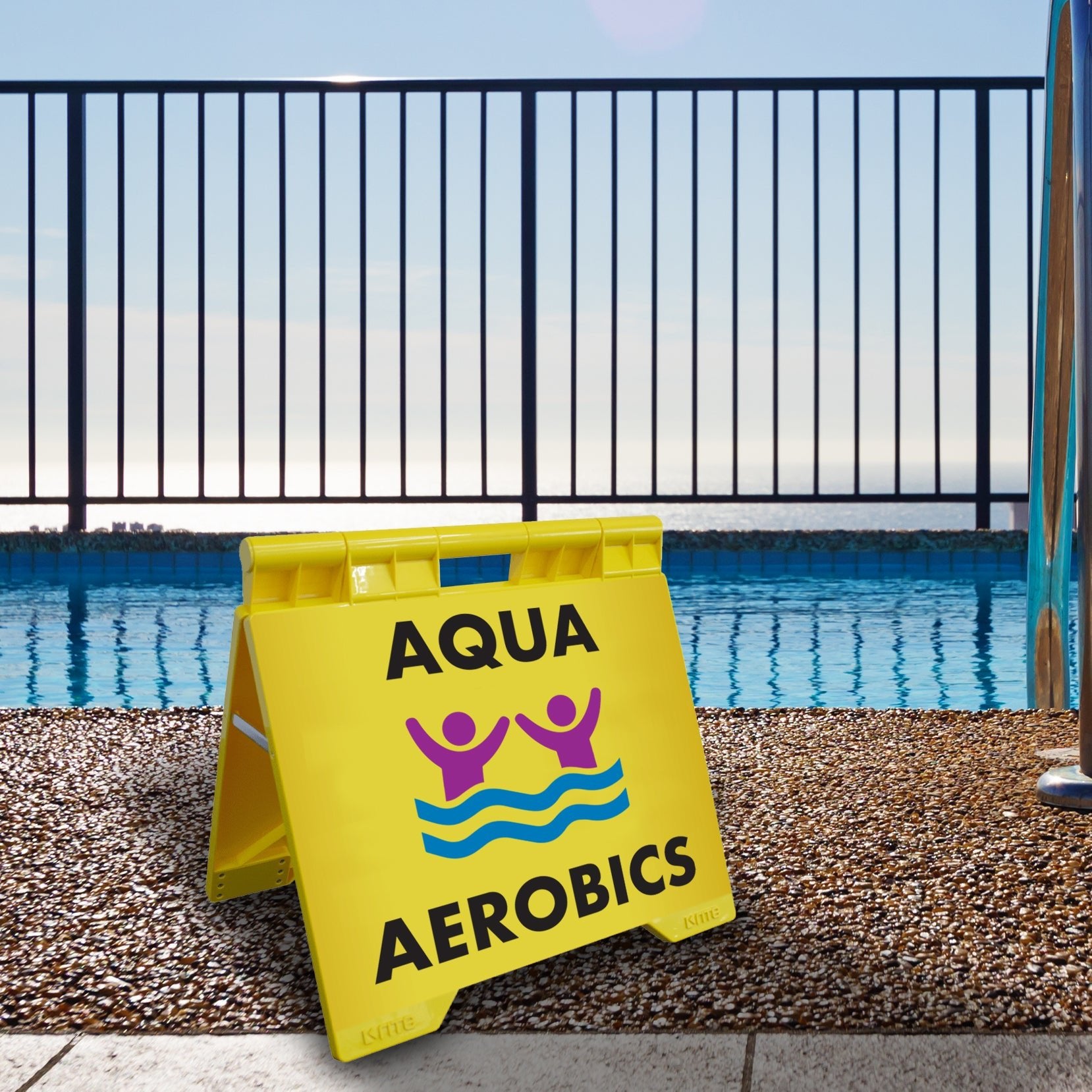 Aqua Aerobics - Evarite A - Frame Sign - New Signs