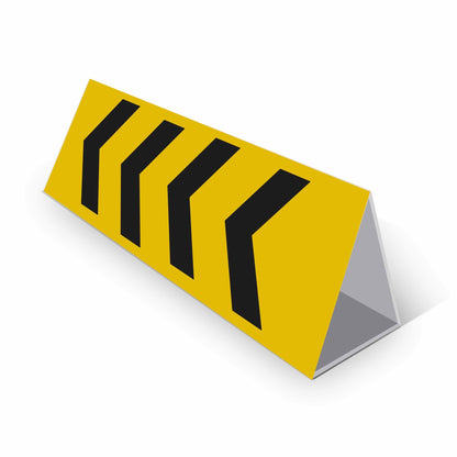 Arrow Left - Landscape Corflute Toblerone Signs - New Signs