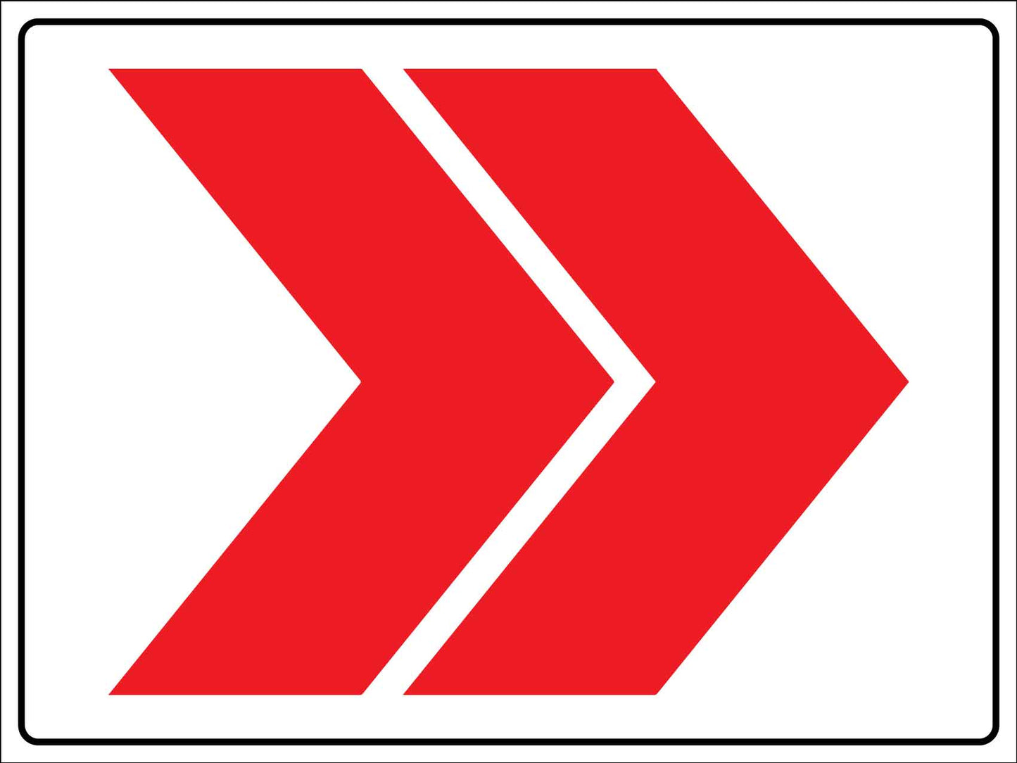 Arrow Race Sign - New Signs