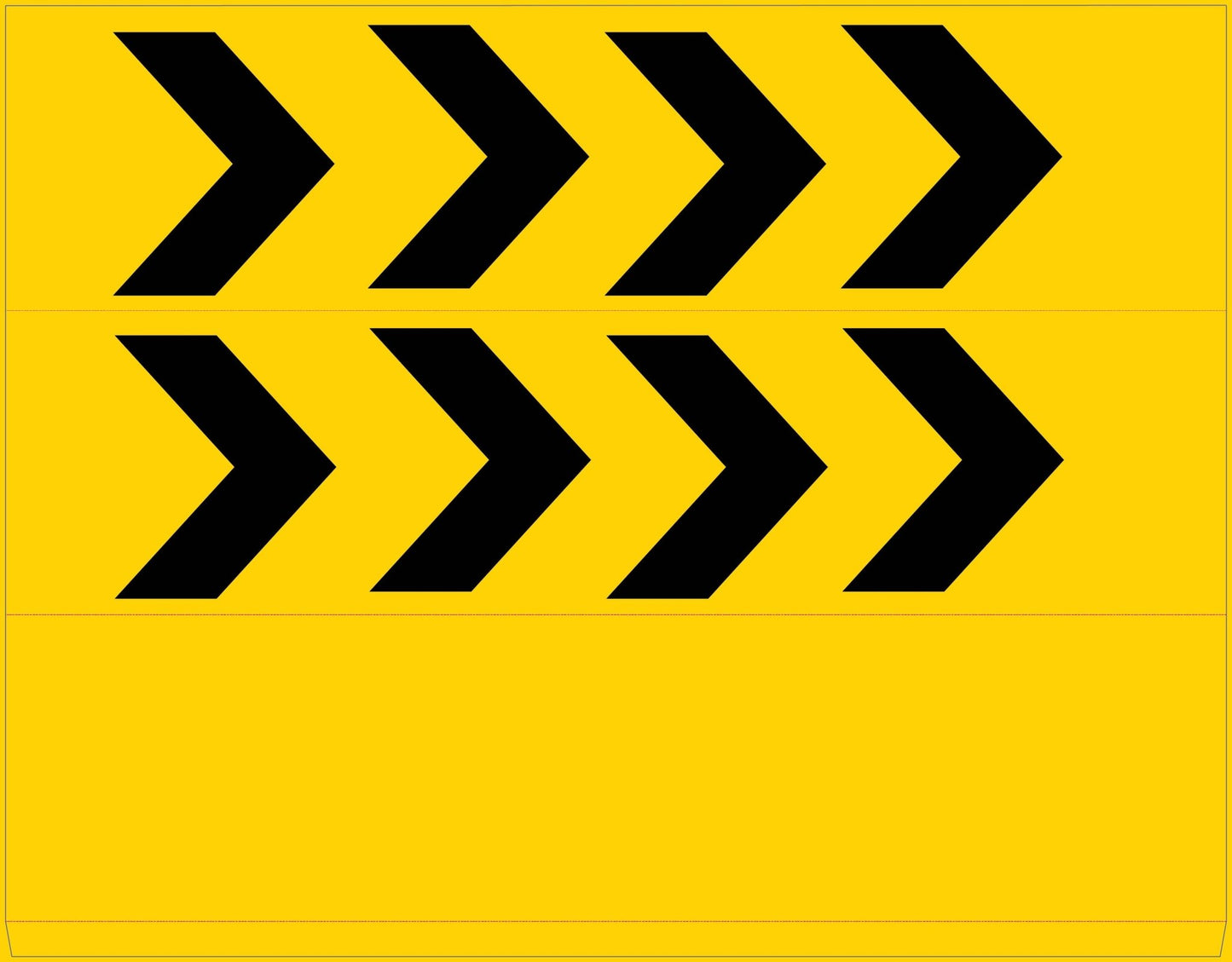 Arrow Right - Landscape Corflute Toblerone Signs - New Signs