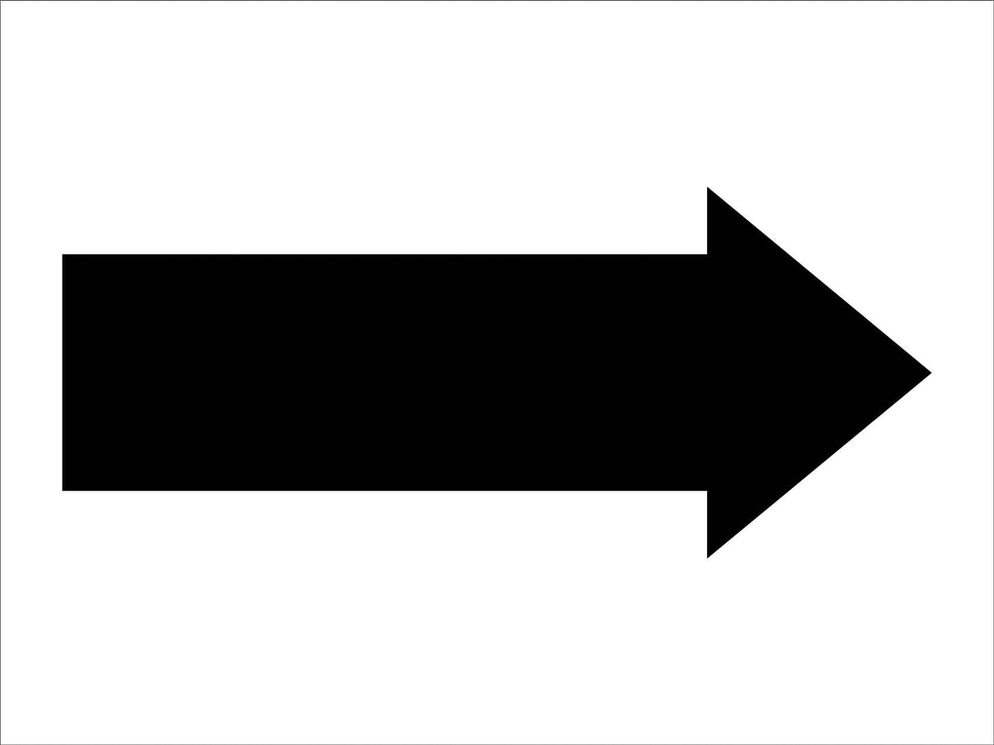 Arrow Sign - New Signs