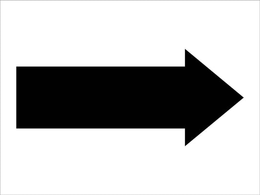 Arrow Sign - New Signs