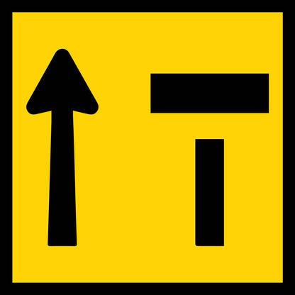 Arrow Up T Multi Message Traffic Sign - New Signs