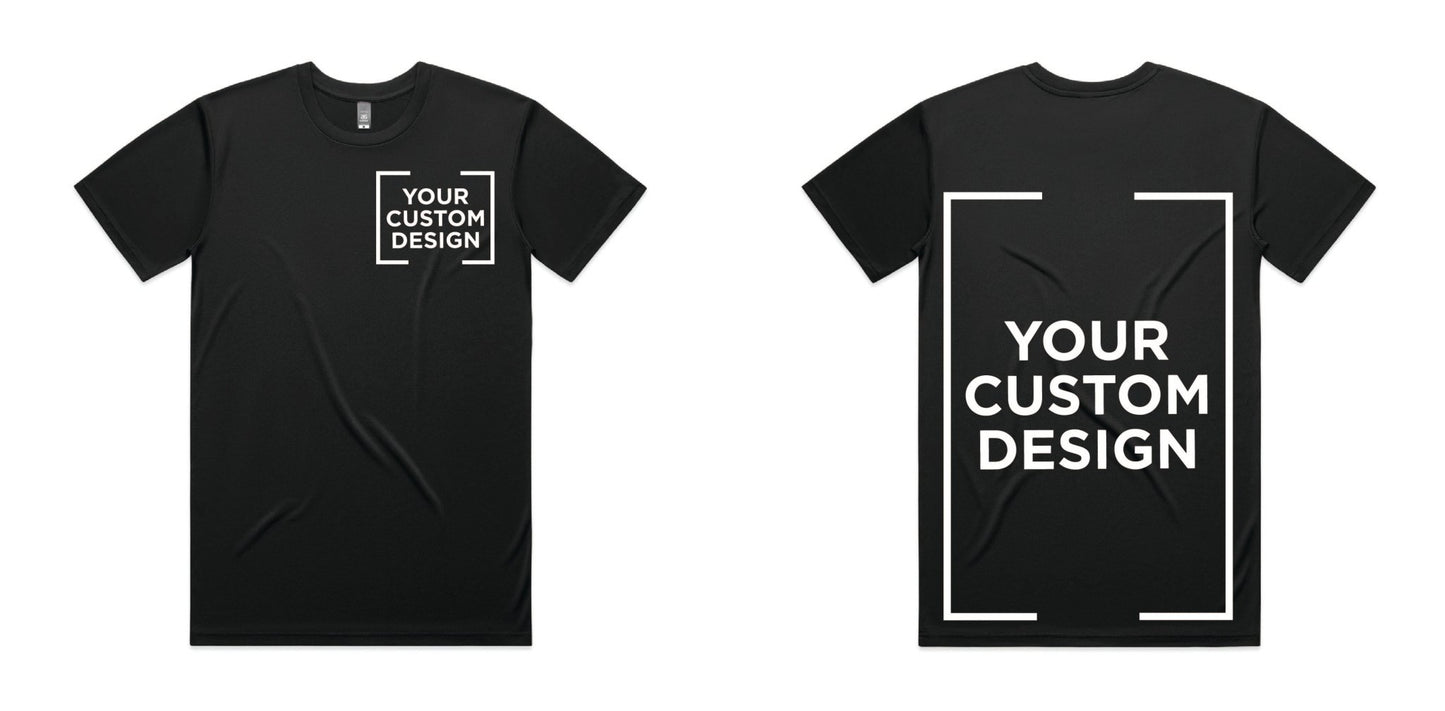 AS Colour Staple Tee - Custom Design - Black - New Signs