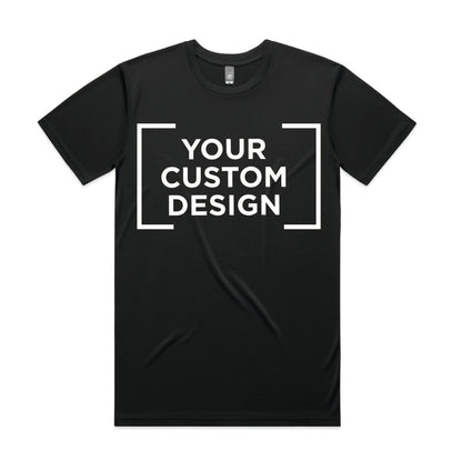 AS Colour Staple Tee - Custom Design - Black - New Signs