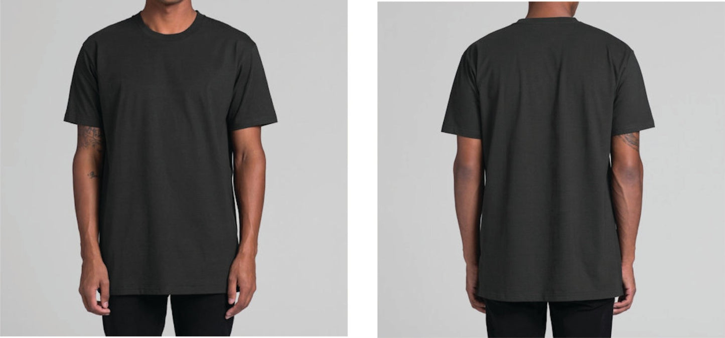 AS Colour Staple Tee - Custom Design - Black - New Signs