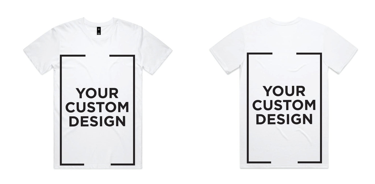 AS Colour Staple Tee - Custom Design - White - New Signs