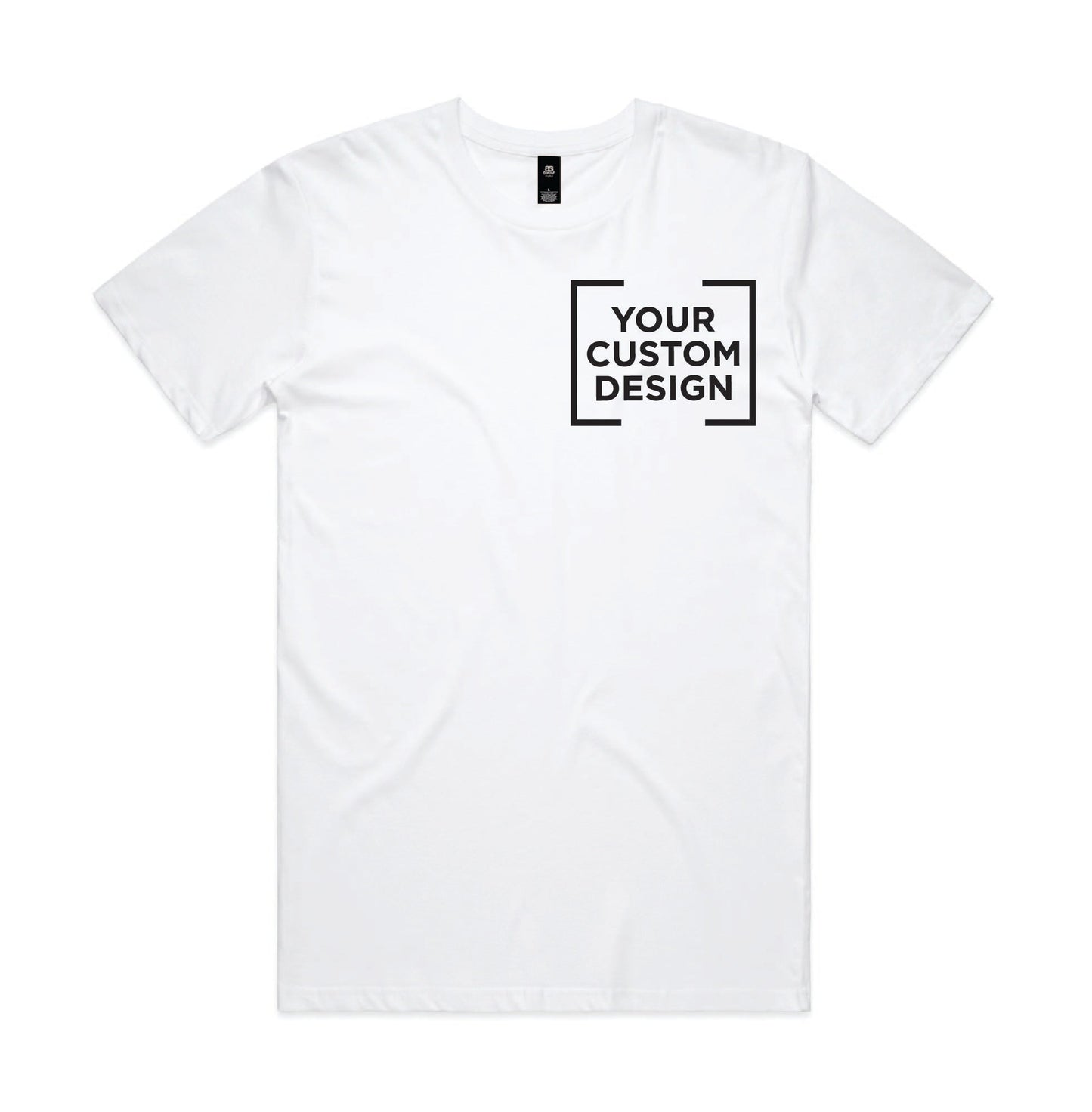 AS Colour Staple Tee - Custom Design - White - New Signs