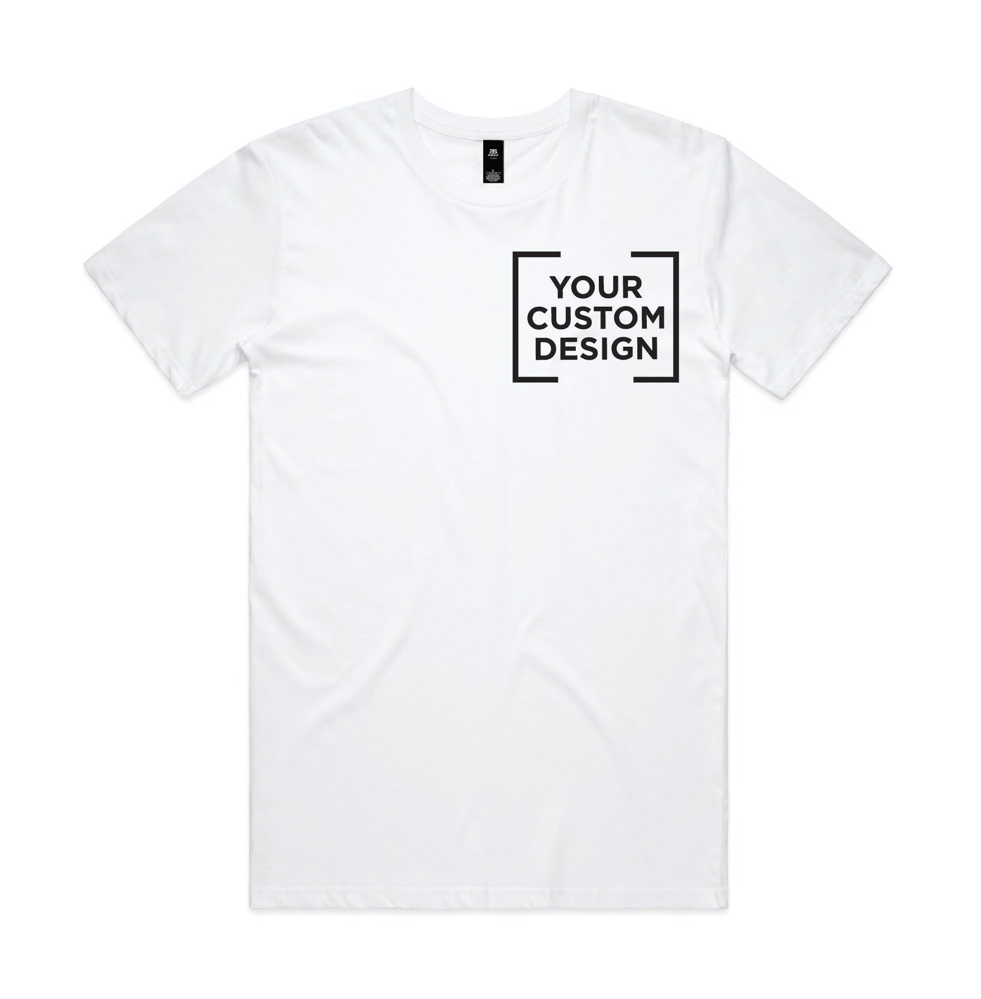 AS Colour Staple Tee - Custom Design - White - New Signs