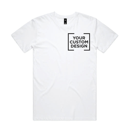 AS Colour Staple Tee - Custom Design - White - New Signs