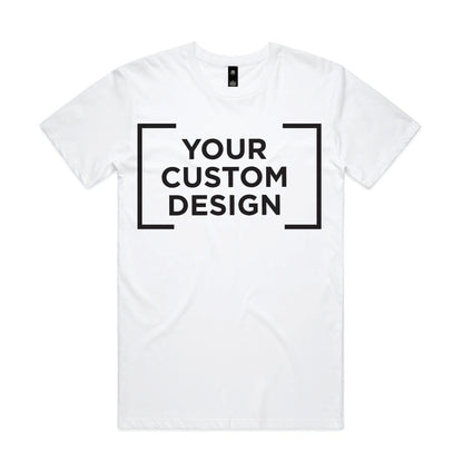 AS Colour Staple Tee - Custom Design - White - New Signs
