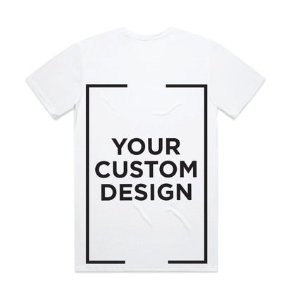 AS Colour Staple Tee - Custom Design - White - New Signs