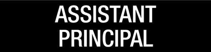 Assistant Principal - Statutory Sign - New Signs