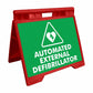 Automated External Defibrillator Triangle - Evarite A - Frame Sign - New Signs