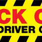 Back Off Grumpy Driver On Board Car Bumper Stickers - New Signs