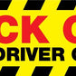 Back Off Grumpy Driver On Board Car Bumper Stickers - New Signs