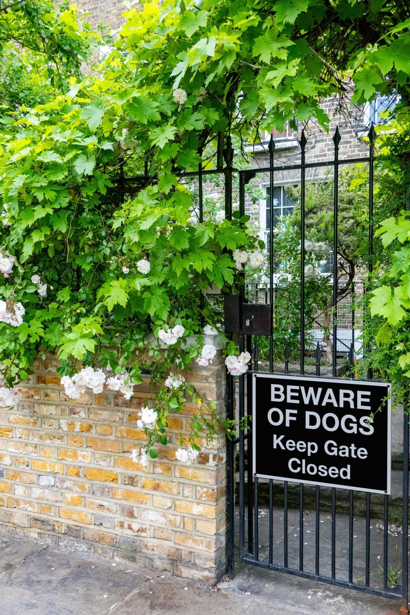 Beware of Dogs Keep Gate Closed Sign - New Signs