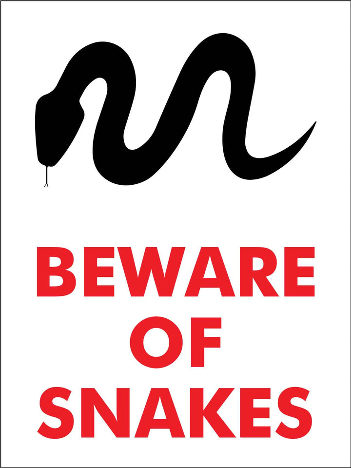Snake Signs | Australian Snake Warning Signage – New Signs