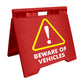 Beware Of Vehicles - Evarite A - Frame Sign - New Signs
