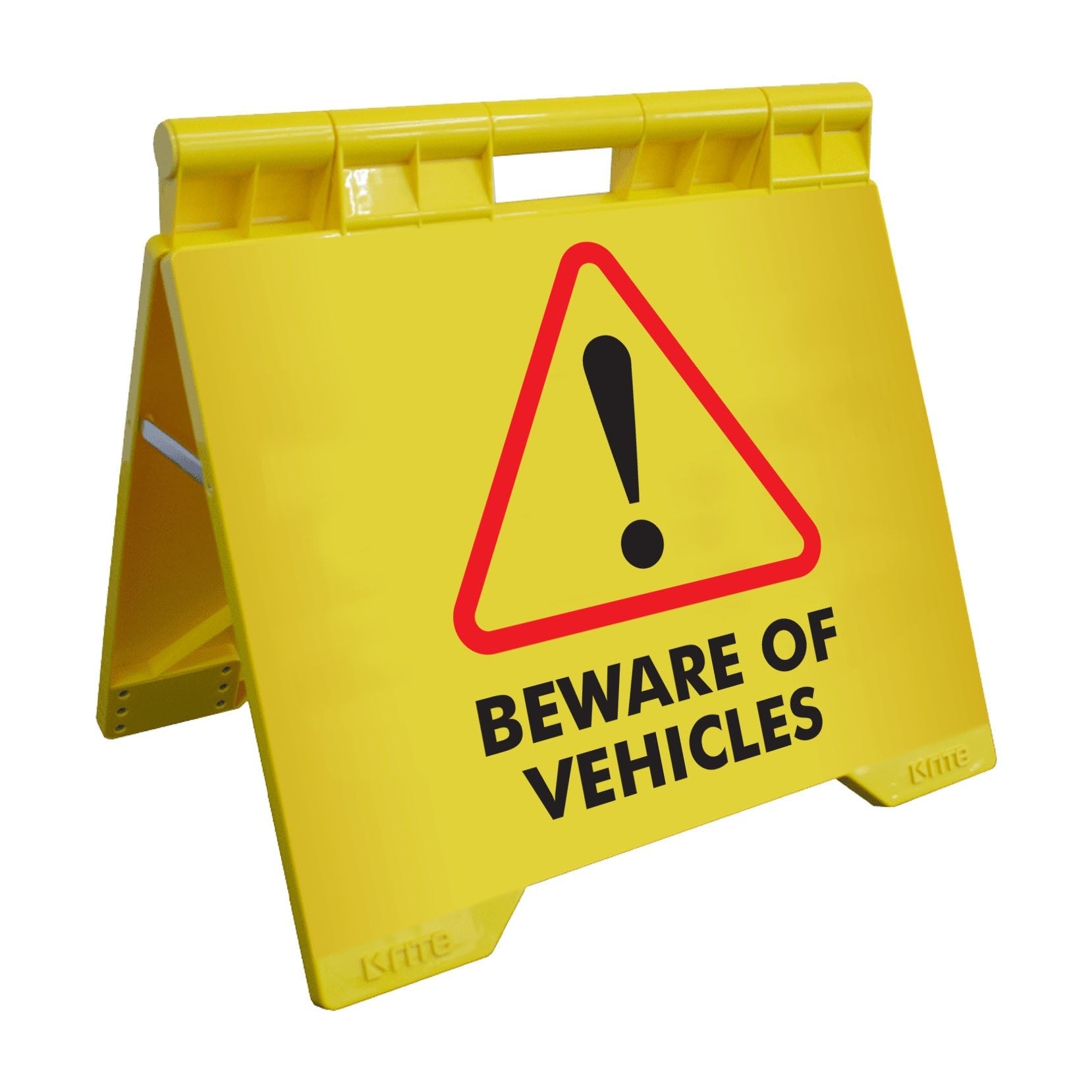 Beware Of Vehicles - Evarite A - Frame Sign - New Signs
