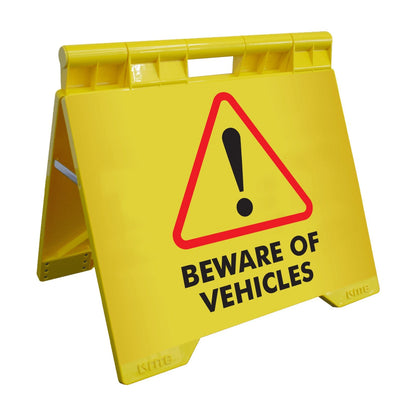 Beware Of Vehicles - Evarite A - Frame Sign - New Signs