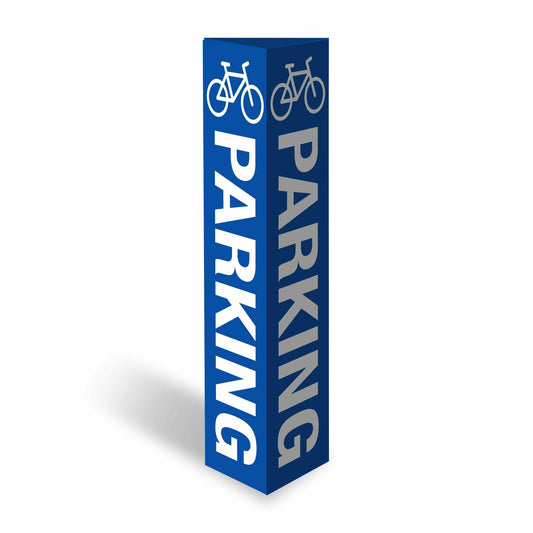Bicycle Parking - Corflute Bollard Cover - New Signs