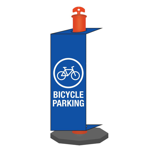 Bicycle Parking - Corflute Bollard Traffic Signs - New Signs