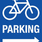 Bicycle Parking Right Arrow - Corflute Bollard Traffic Signs - New Signs
