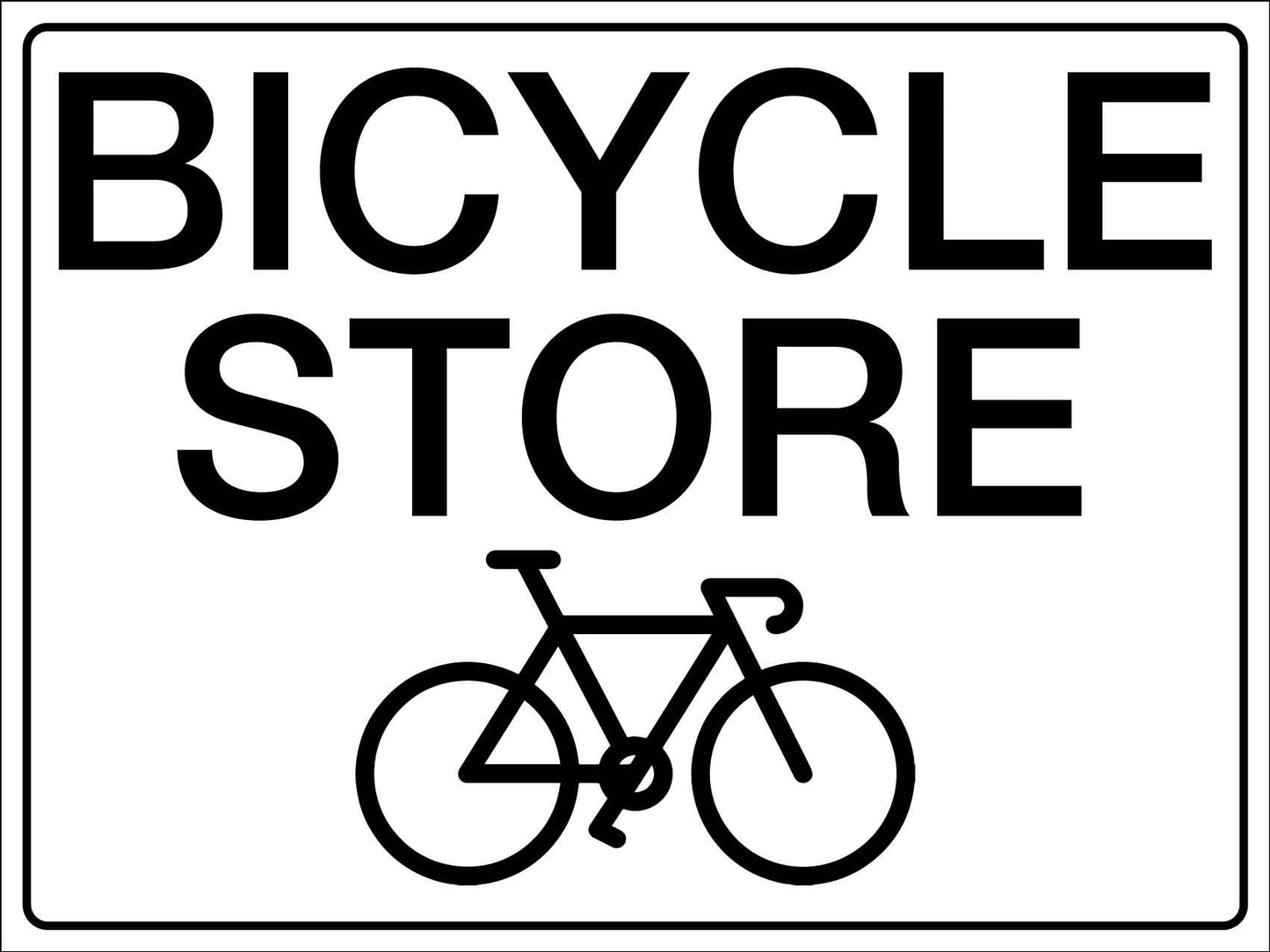 Bicycle Store Sign - New Signs