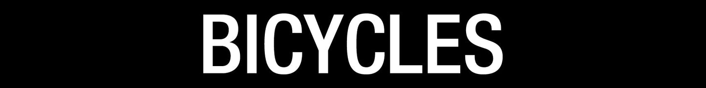 Bicycles - Statutory Sign - New Signs