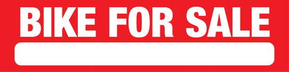 Bike For Sale - Landscape Corflute Toblerone Signs - New Signs