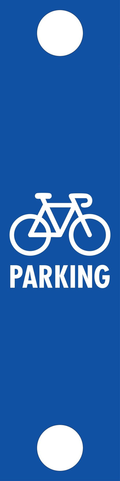 Bike Parking Symbol - Corflute Bollard Traffic Signs - New Signs