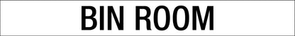 Bin Room - Statutory Sign - New Signs
