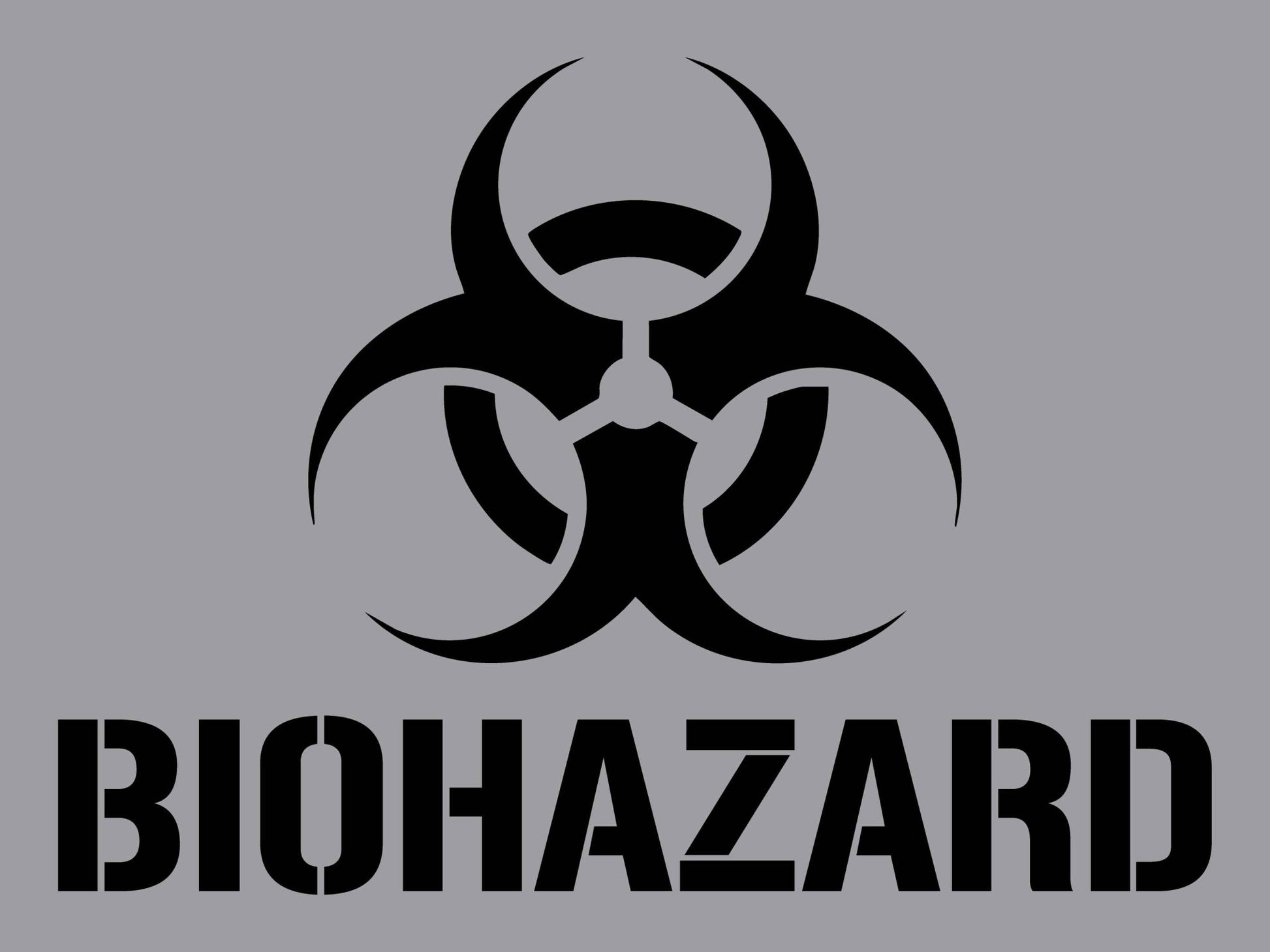 Biohazard - Aluminium Composite Stencil - New Signs