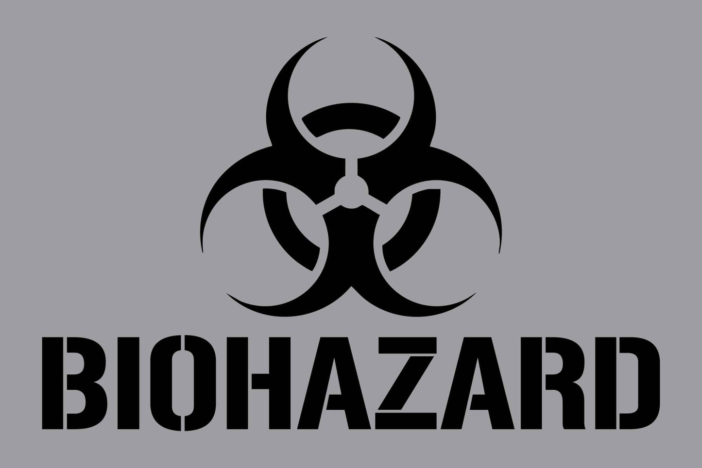 Biohazard - Aluminium Composite Stencil - New Signs
