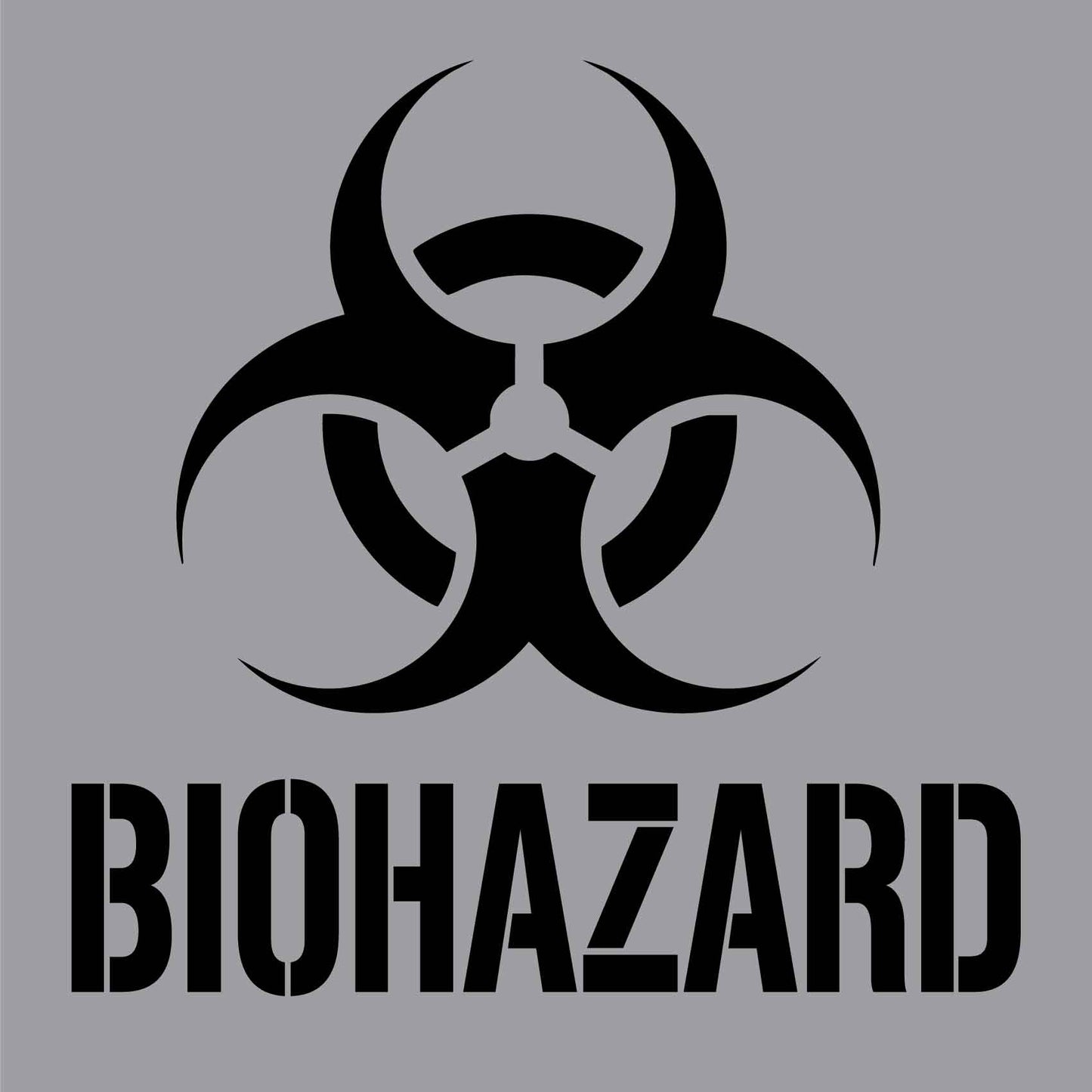 Biohazard - Aluminium Composite Stencil - New Signs