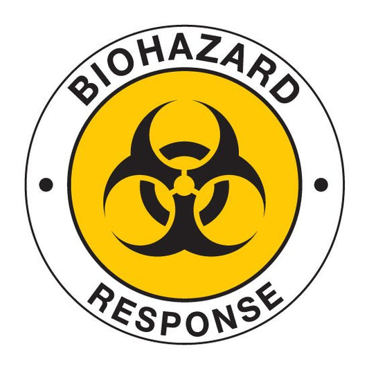 BIOHAZARD RESPONSE Hard Hat Stickers - New Signs