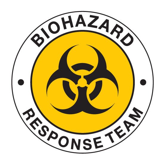 BIOHAZARD RESPONSE TEAM Hard Hat Stickers - New Signs