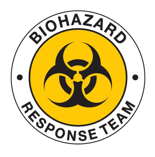 BIOHAZARD RESPONSE TEAM Hard Hat Stickers - New Signs