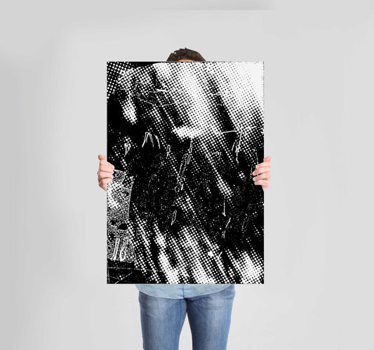 Black Abstract 2 Poster Wall Art Prints - New Signs