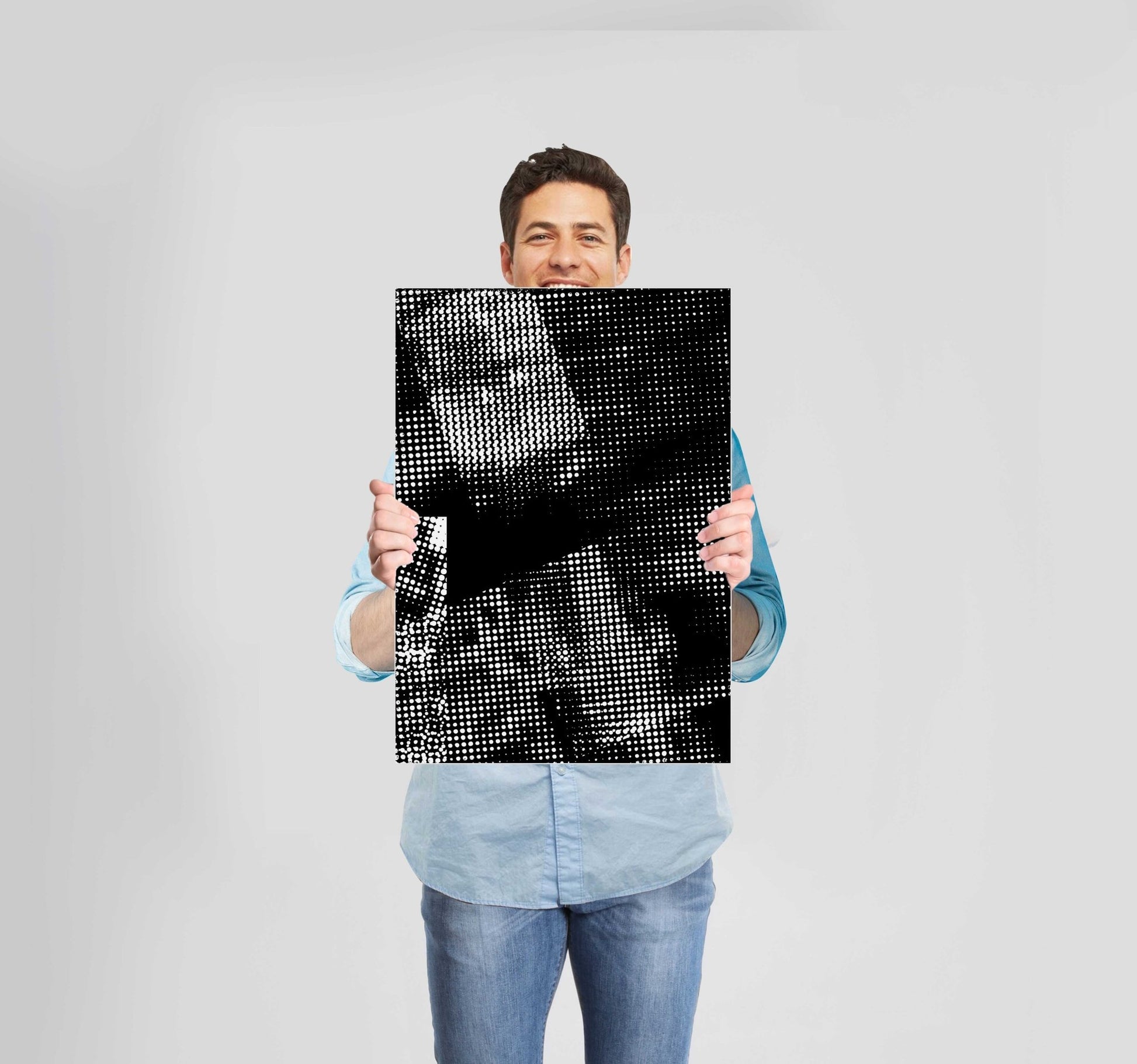 Black Abstract 4 Poster Wall Art Prints - New Signs