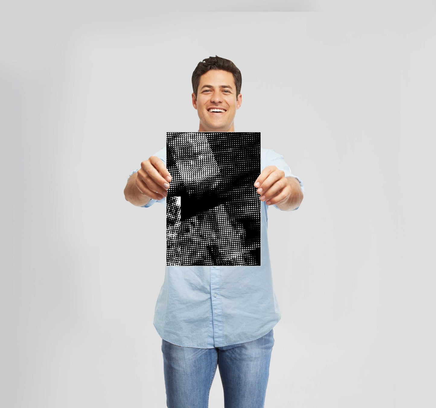 Black Abstract 4 Poster Wall Art Prints - New Signs