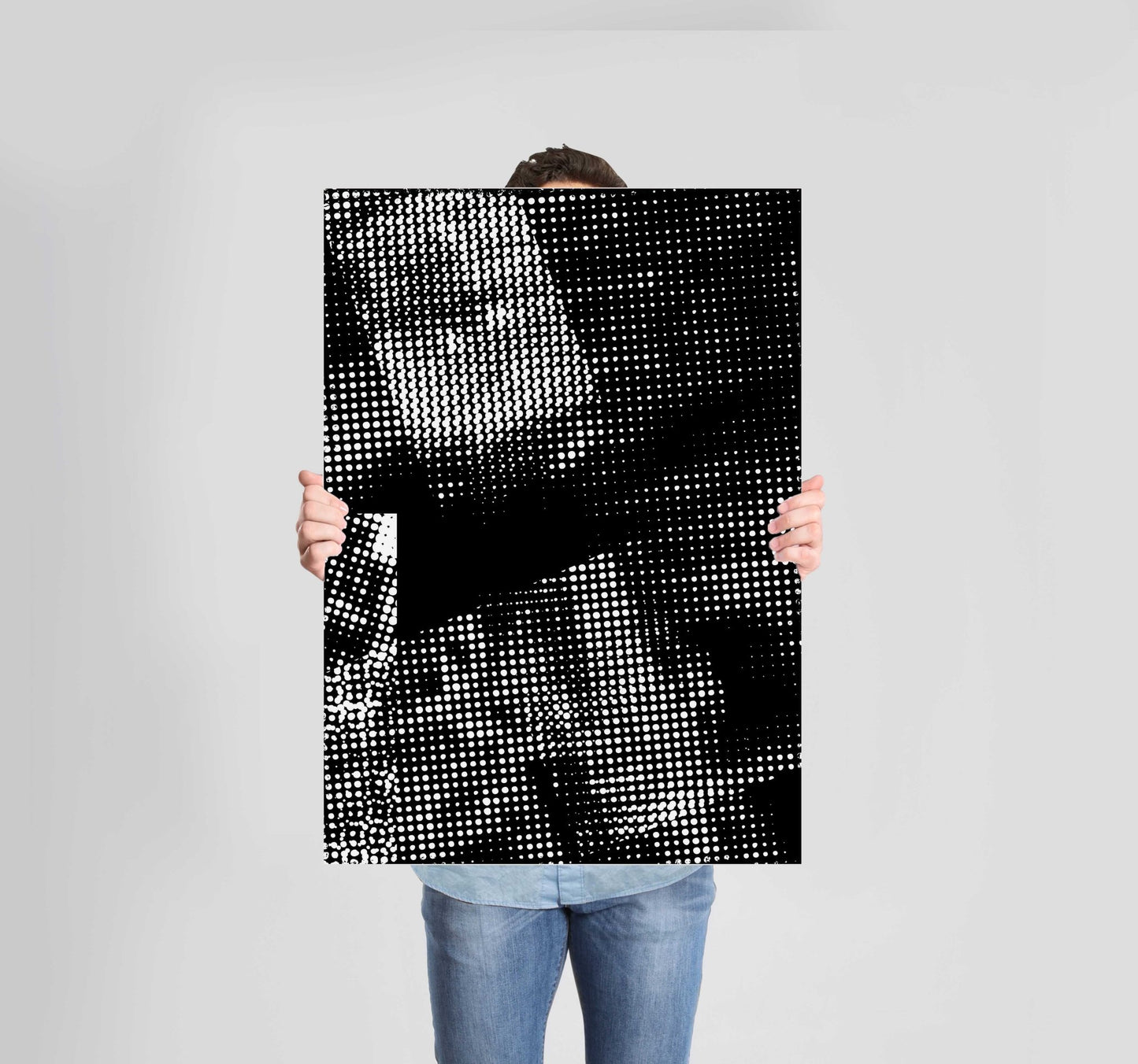 Black Abstract 4 Poster Wall Art Prints - New Signs