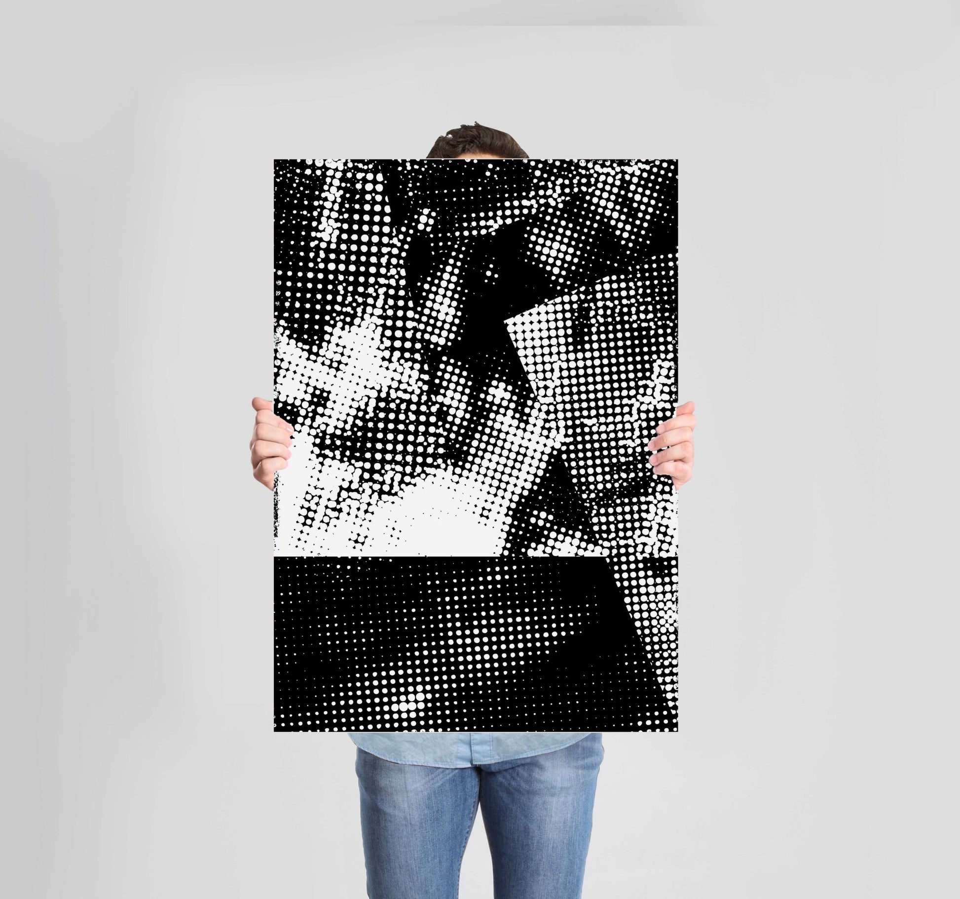 Black Abstract Poster Wall Art Prints (Set of 4) - New Signs