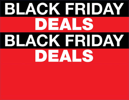 Black Friday Deals - Landscape Corflute Toblerone Signs - New Signs