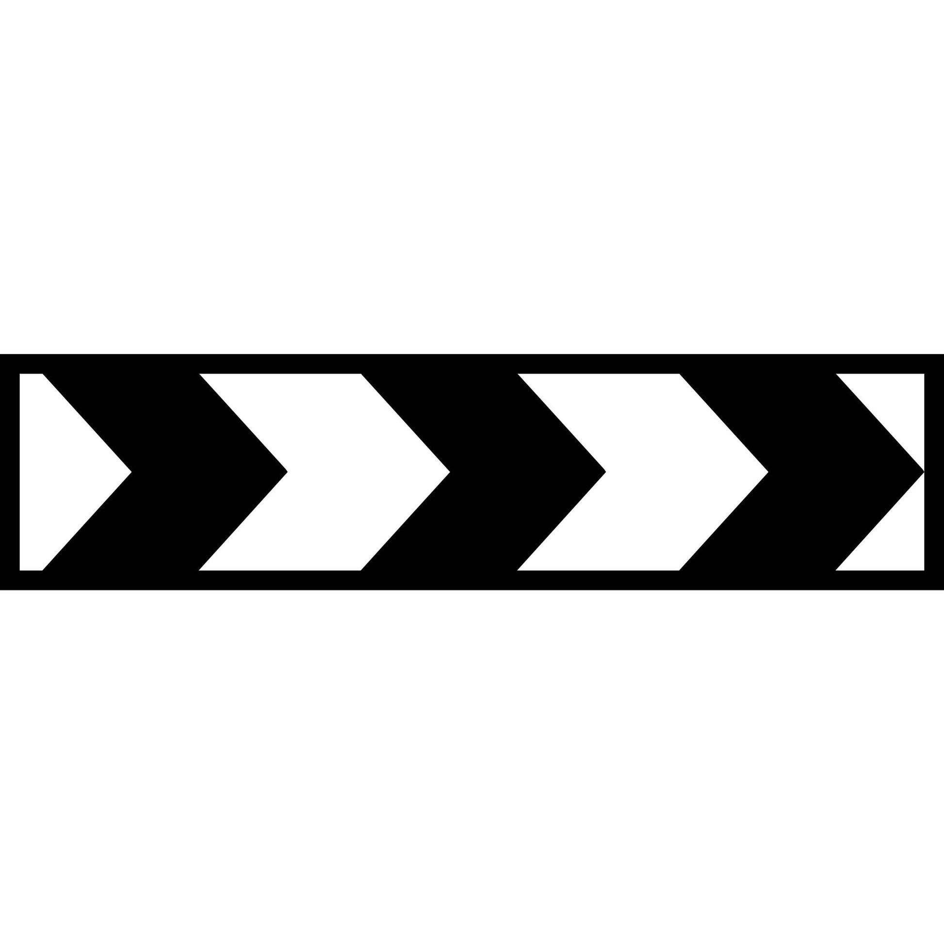 Black White Arrows Long Skinny Multi Message Traffic Sign - New Signs